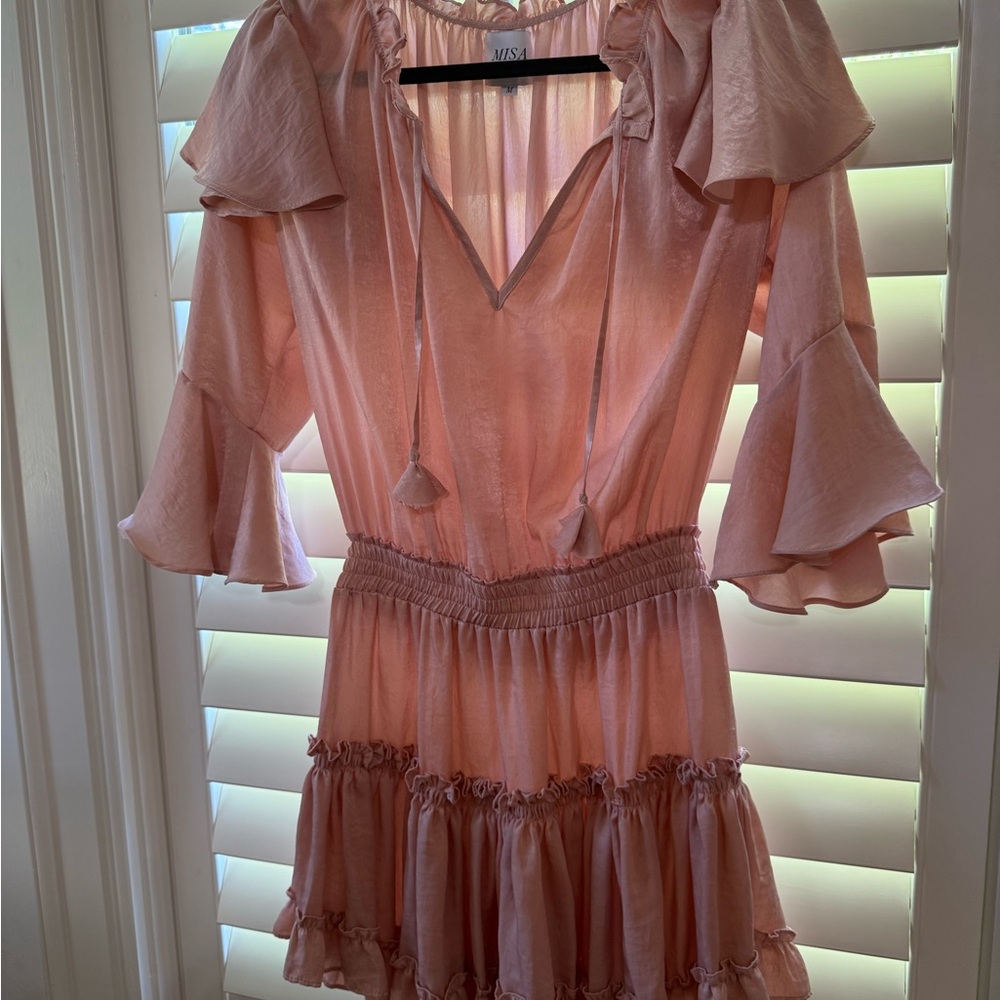 Pink Ruffled Dress - Picture 3 of 4